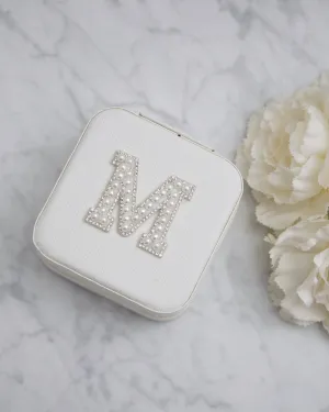 Pearl Monogrammed Jewelry Box