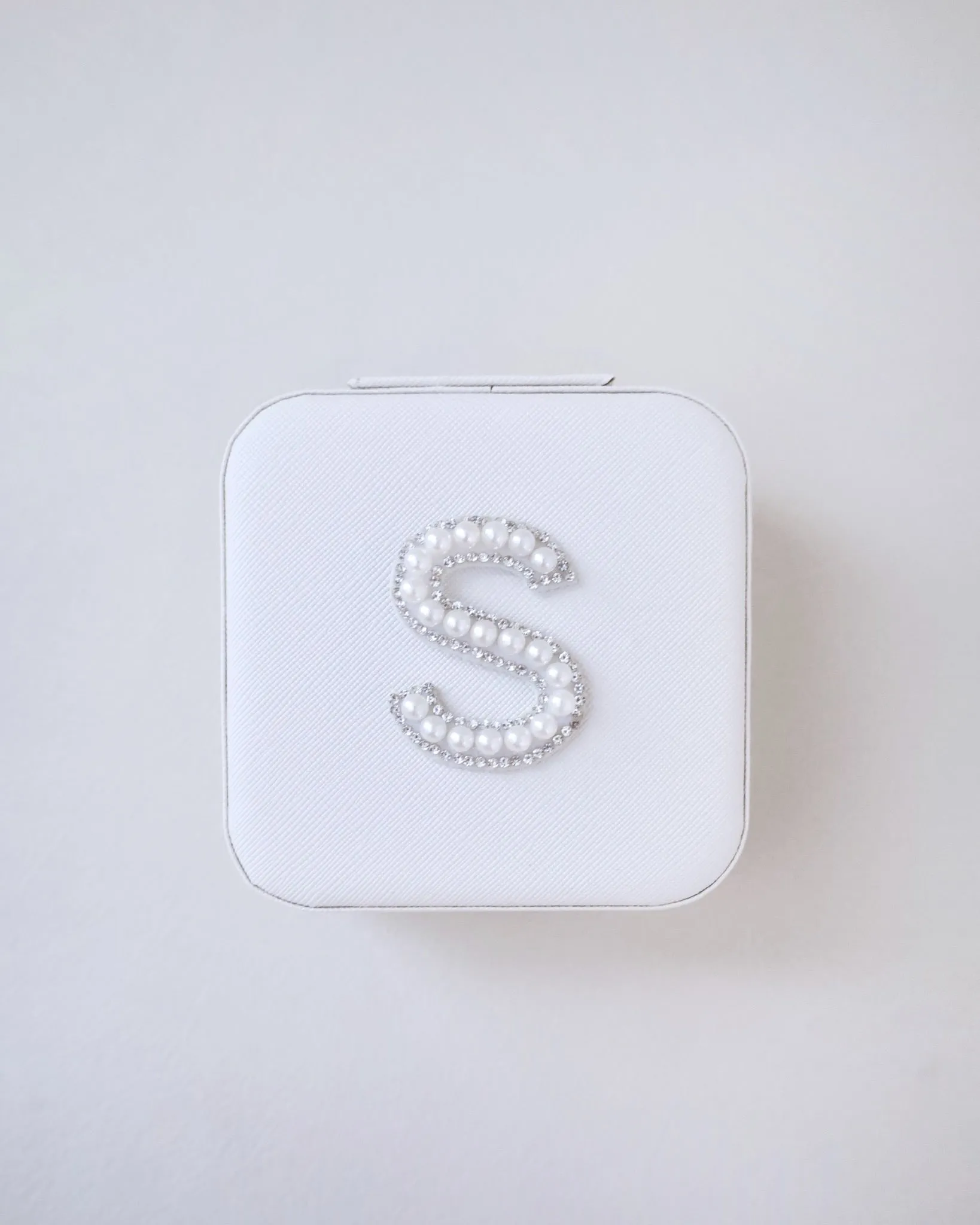 Pearl Monogrammed Jewelry Box