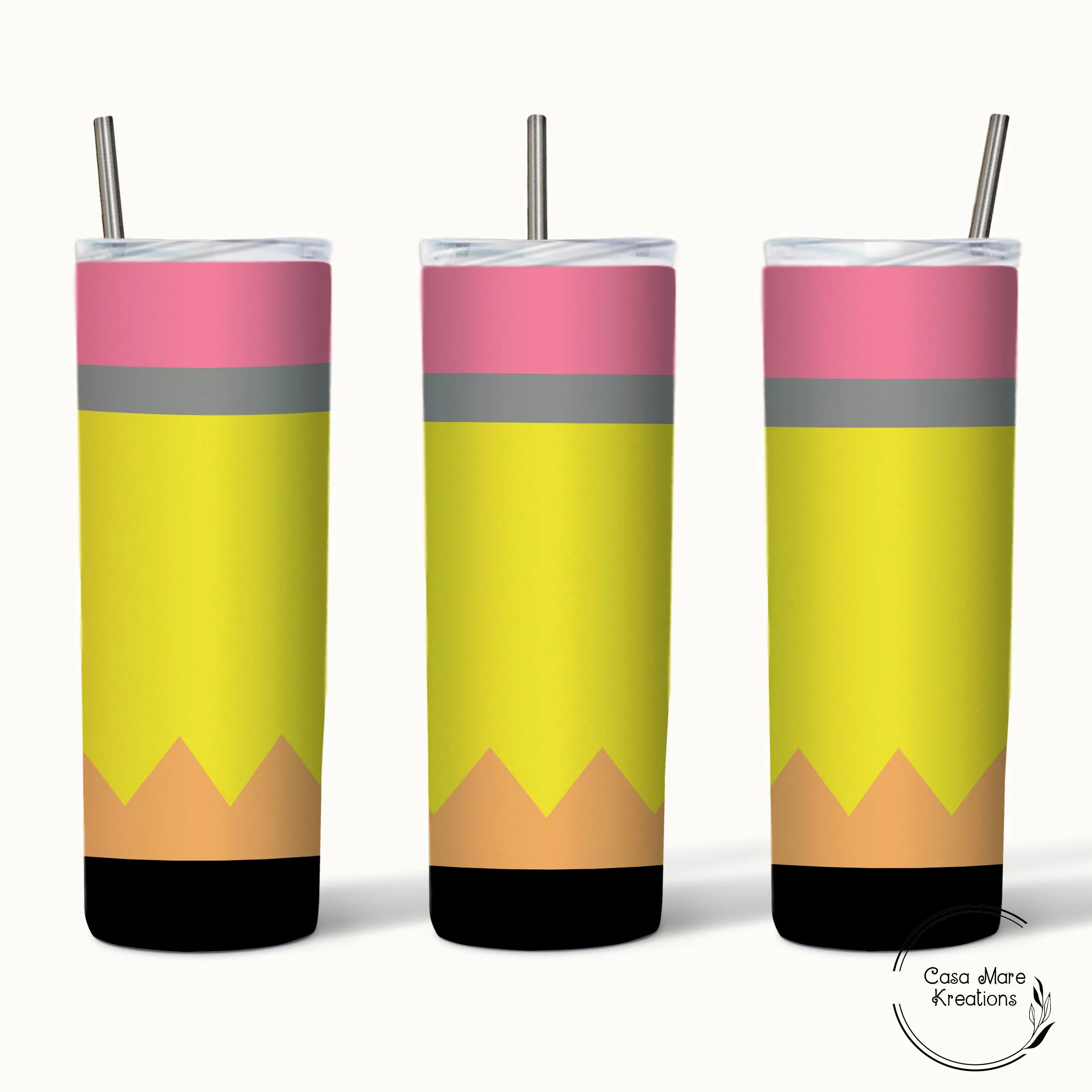 Pencil 20 oz. Skinny Tumbler
