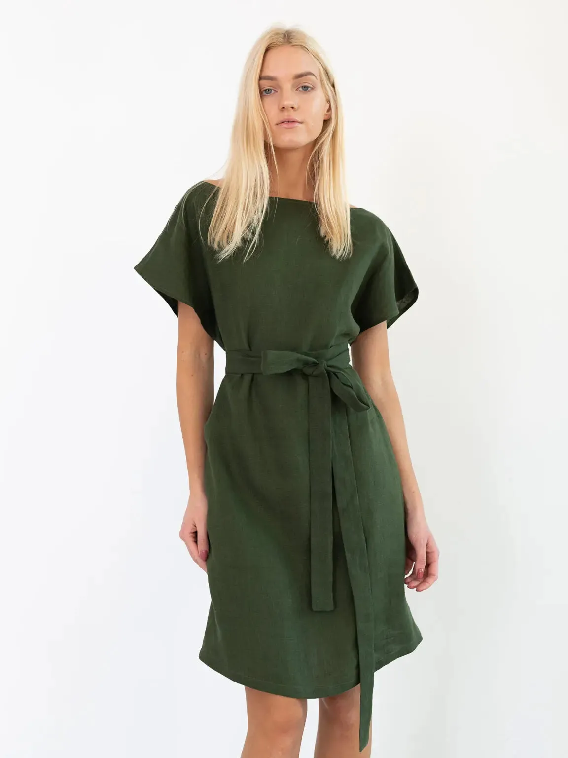 Penelope Linen Dress by Love And Confuse