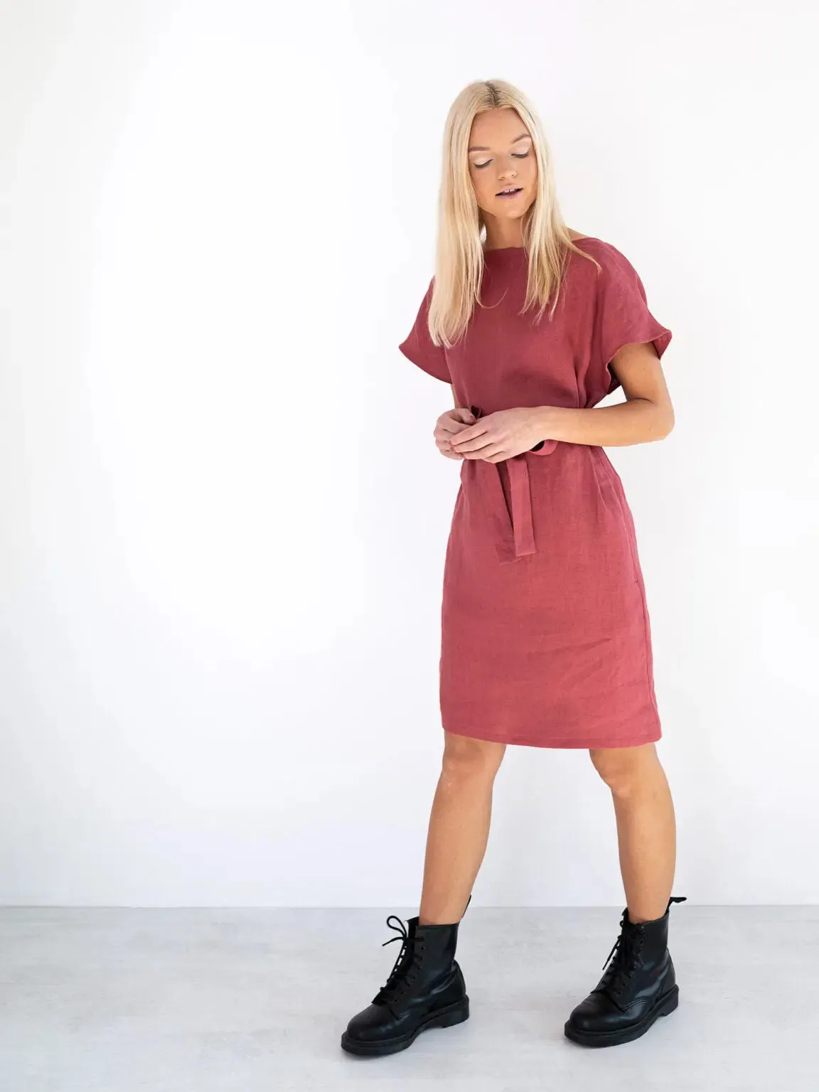 Penelope Linen Dress by Love And Confuse