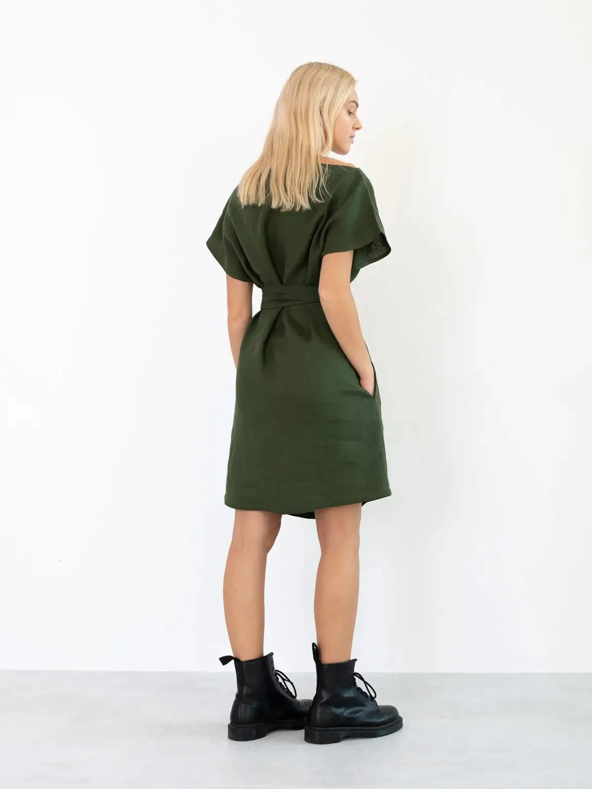 Penelope Linen Dress by Love And Confuse