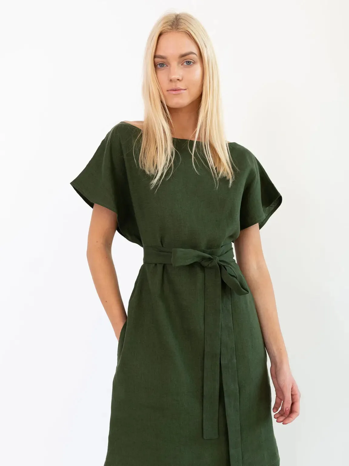 Penelope Linen Dress by Love And Confuse
