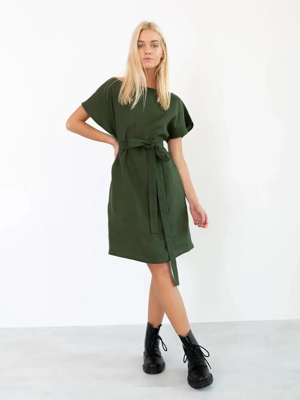 Penelope Linen Dress by Love And Confuse