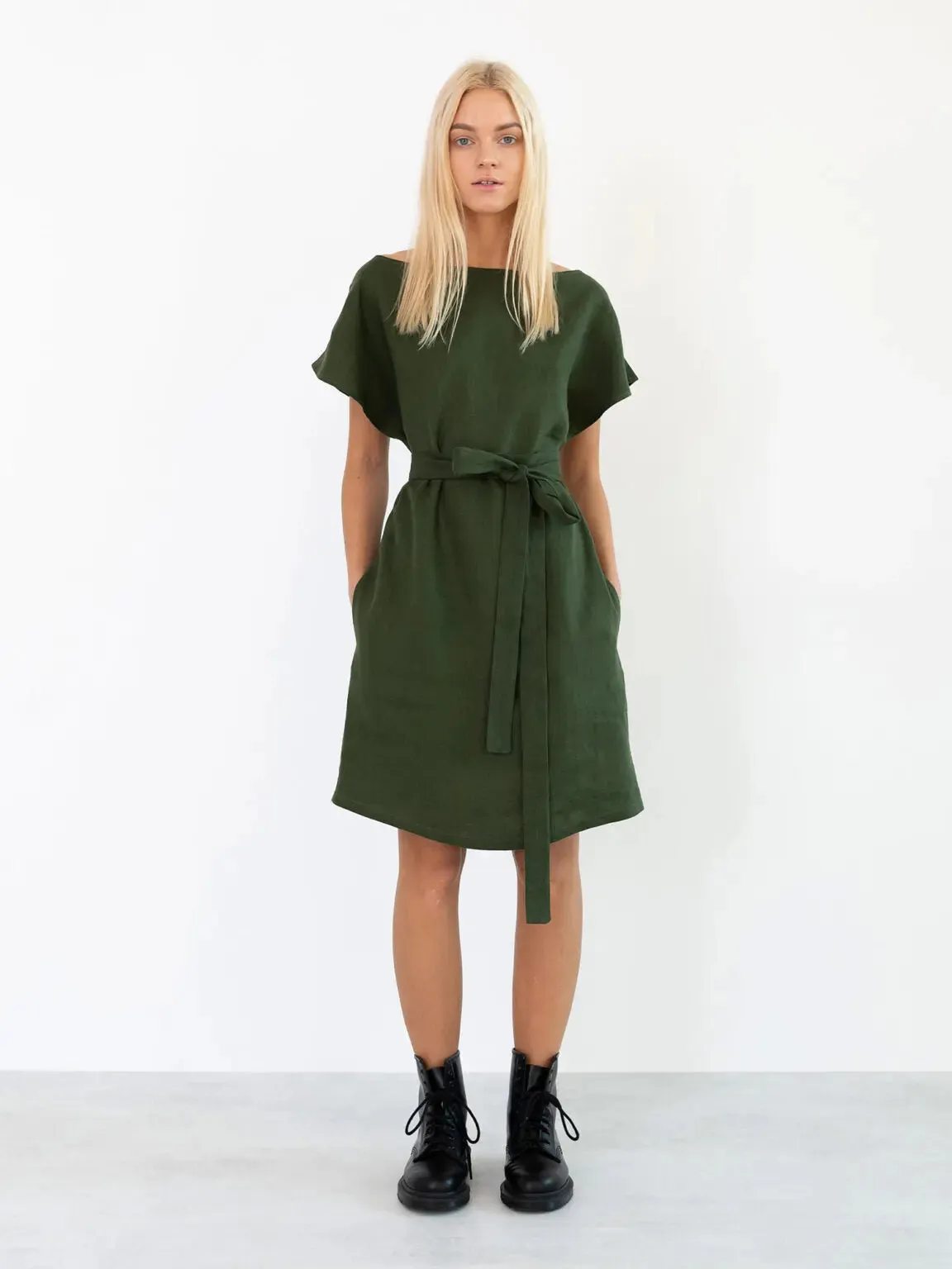 Penelope Linen Dress by Love And Confuse