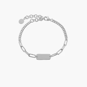Personalized Bar Charm Bracelet