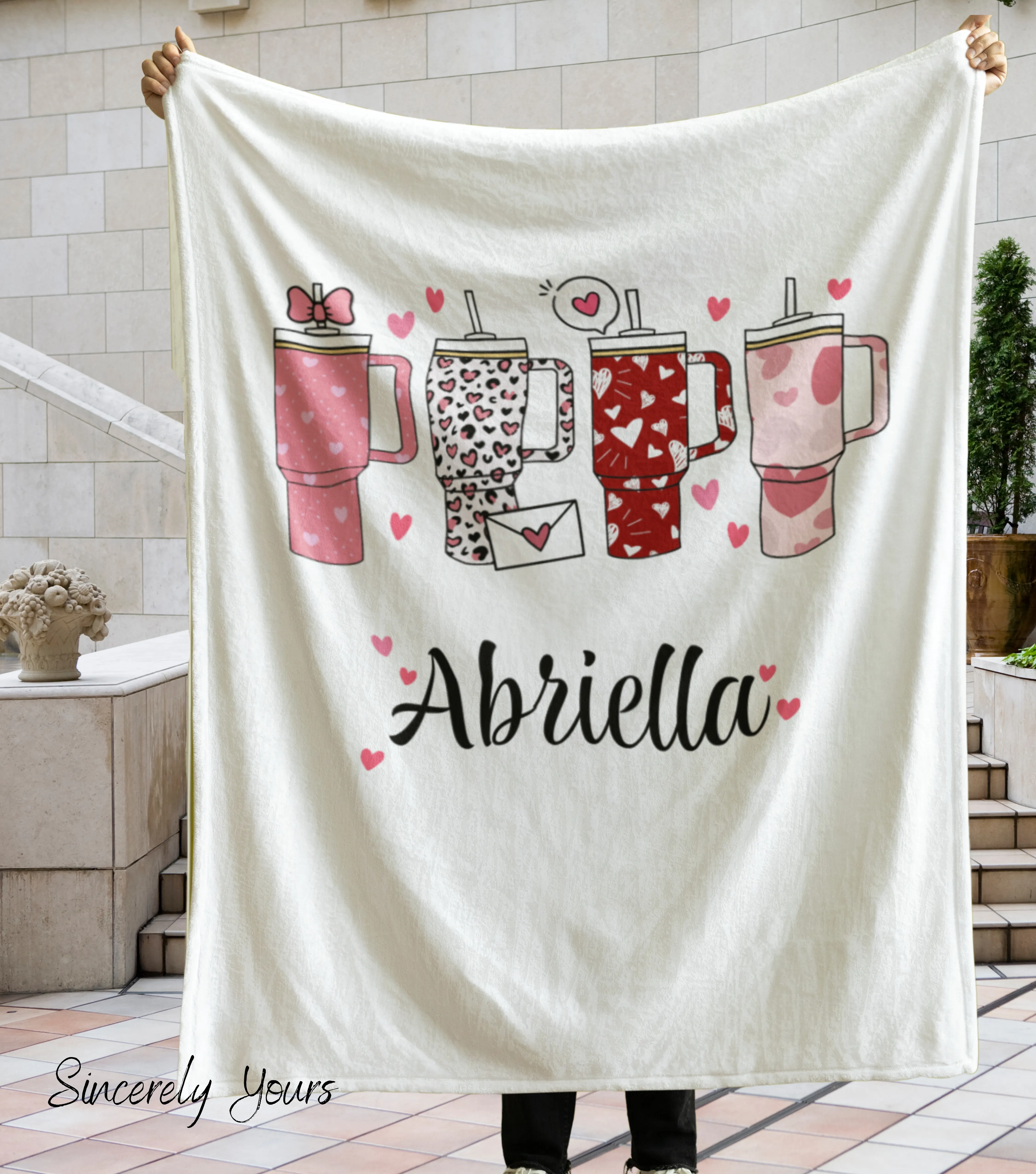 Personalized Custom Tumbler Blanket