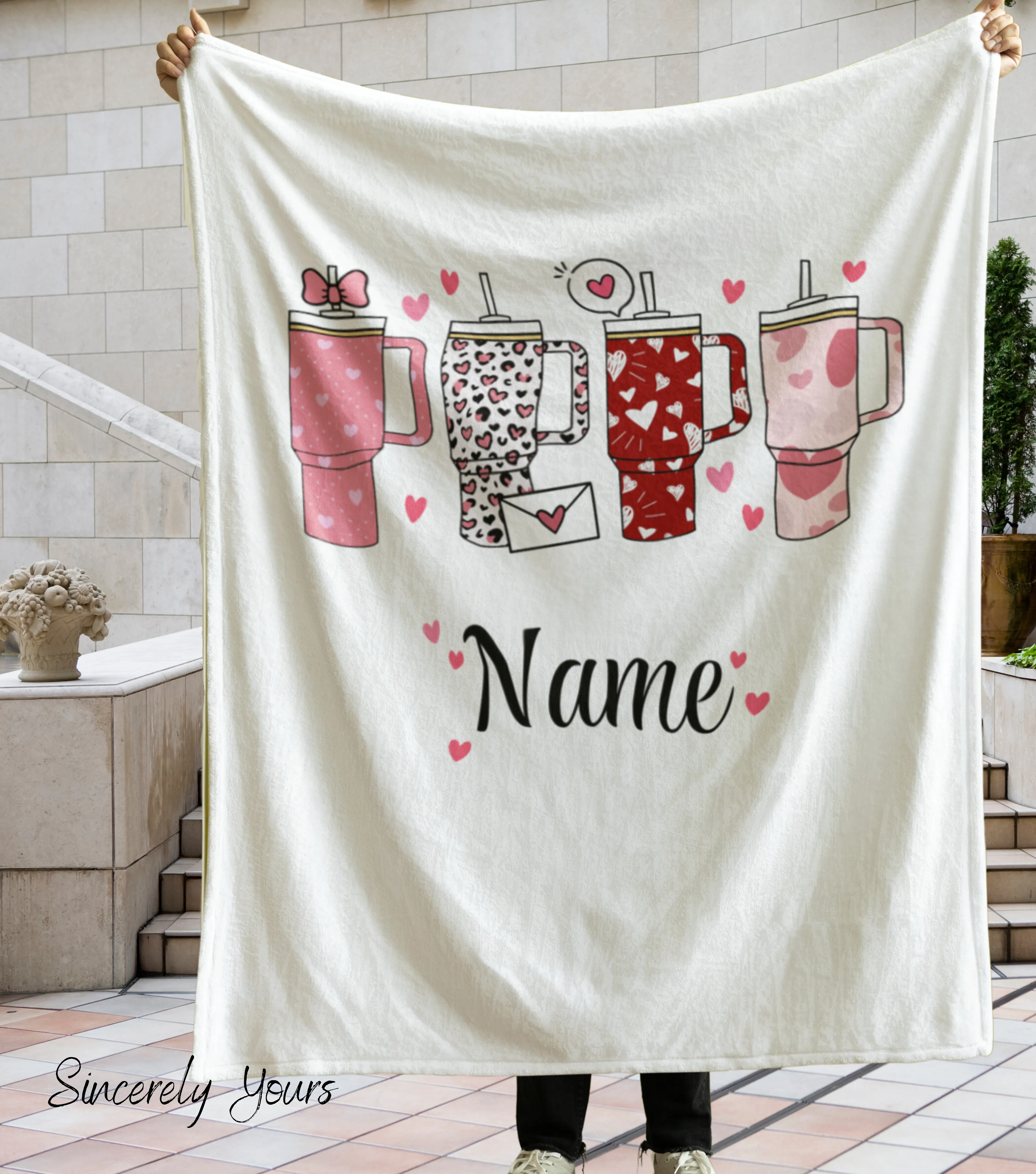 Personalized Custom Tumbler Blanket