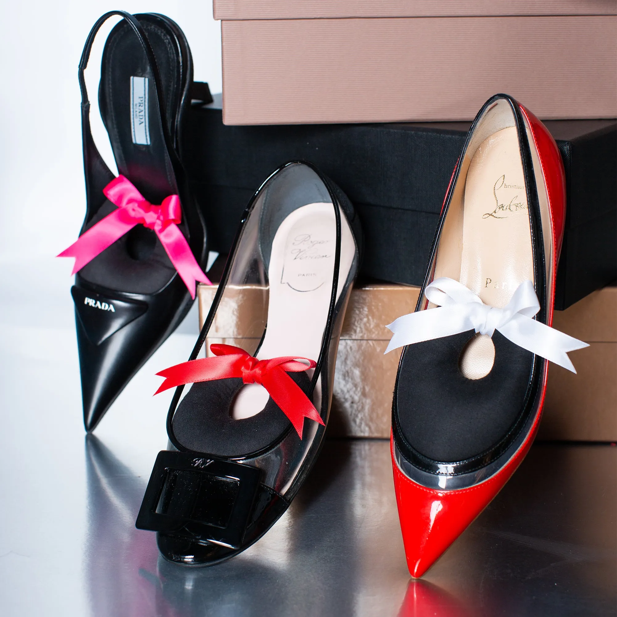 Personalized Elegance Shoe Stuffer Inserts - Red