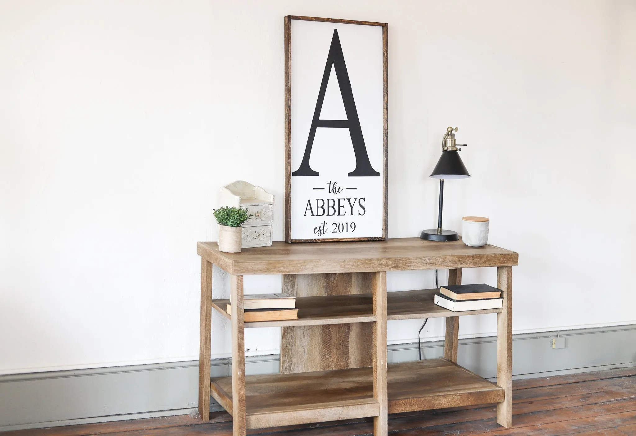 Personalized Family Sign