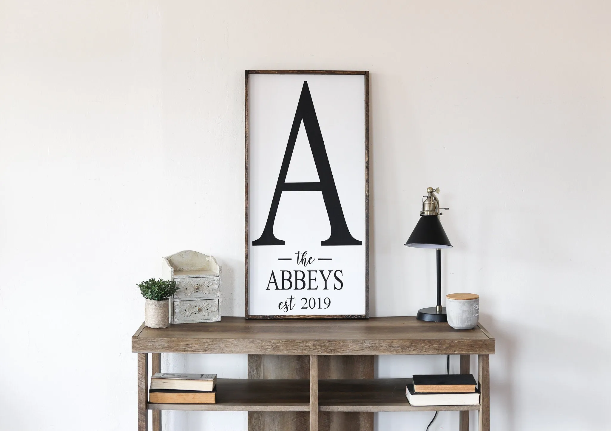 Personalized Family Sign