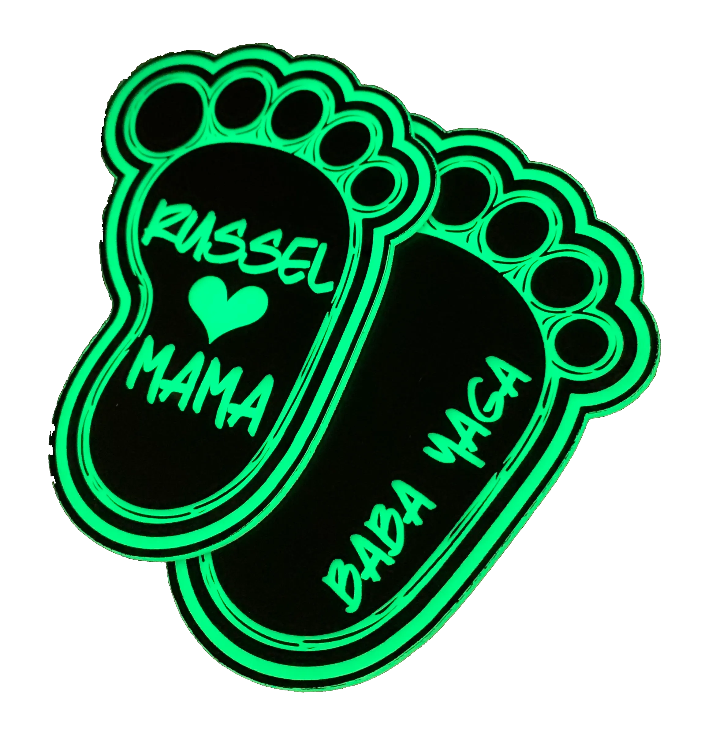 Personalized GITD Baby Foot Patch