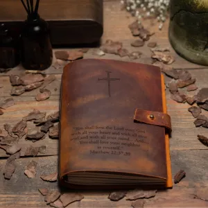 Personalized Handmade Leather Journal Notebook A5 Size 5.8x8.3 Inches Lined Paper