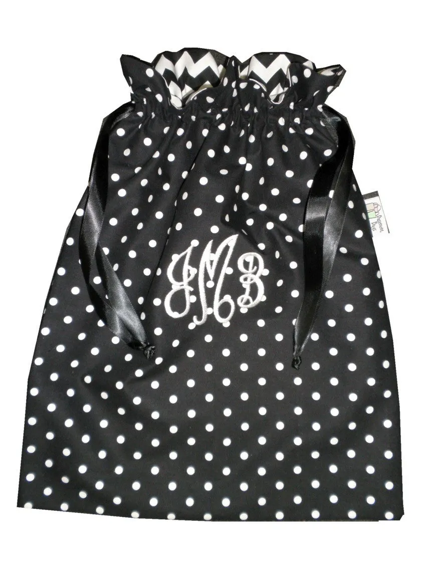 Personalized Handmade  Shoe Bag