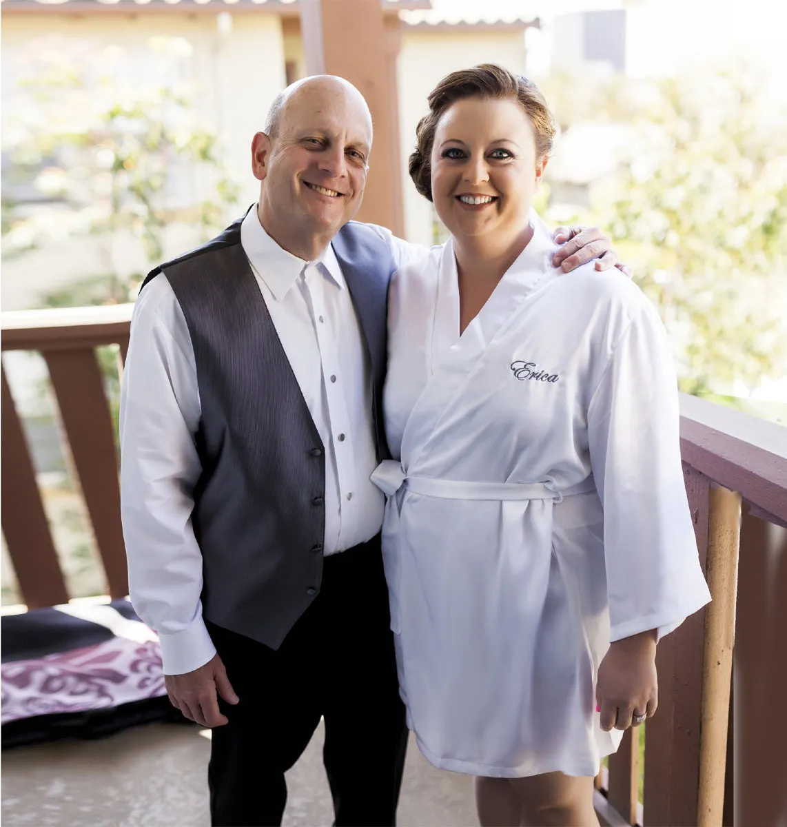 Personalized Mrs. Robe with Name on Front