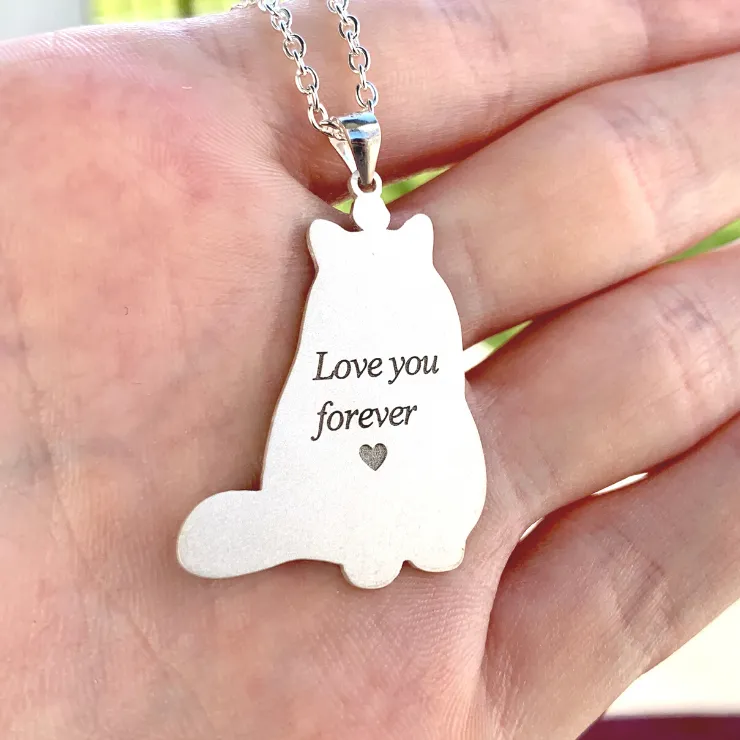 Personalized Photo Birthstone Necklace