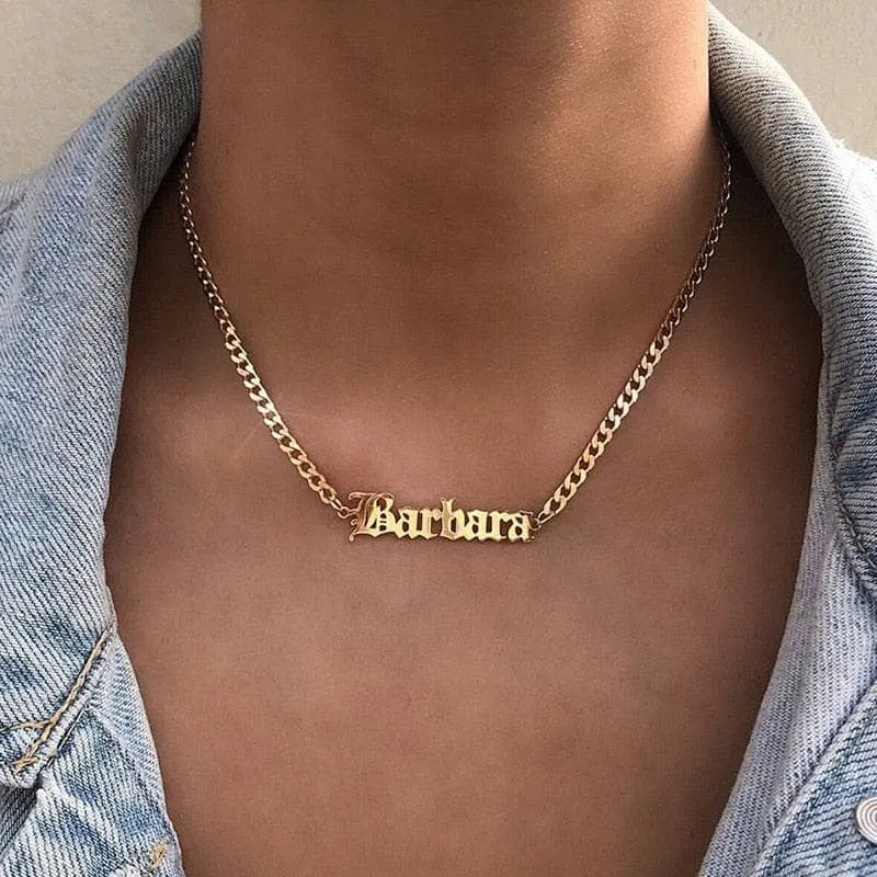 Personalized Stainless Steel Necklace