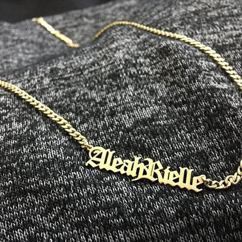 Personalized Stainless Steel Necklace