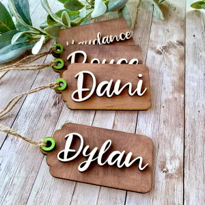 Personalized Stocking Tags