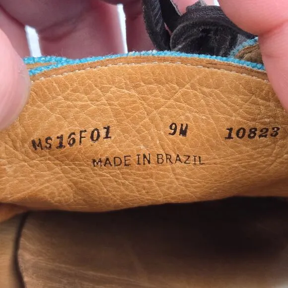 Peter Millar Light Blue Canvas Casual Lifestyle Daily Loafer Boat Shoe Mens 9 M