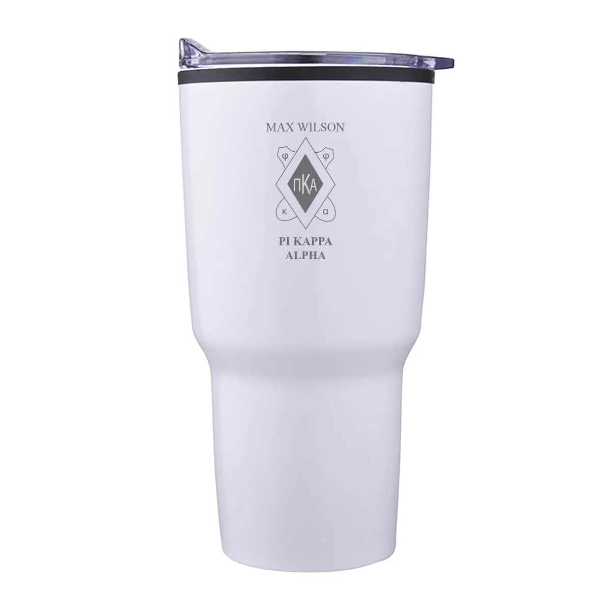 Pike Personalized 30oz White Tumbler