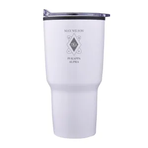 Pike Personalized 30oz White Tumbler