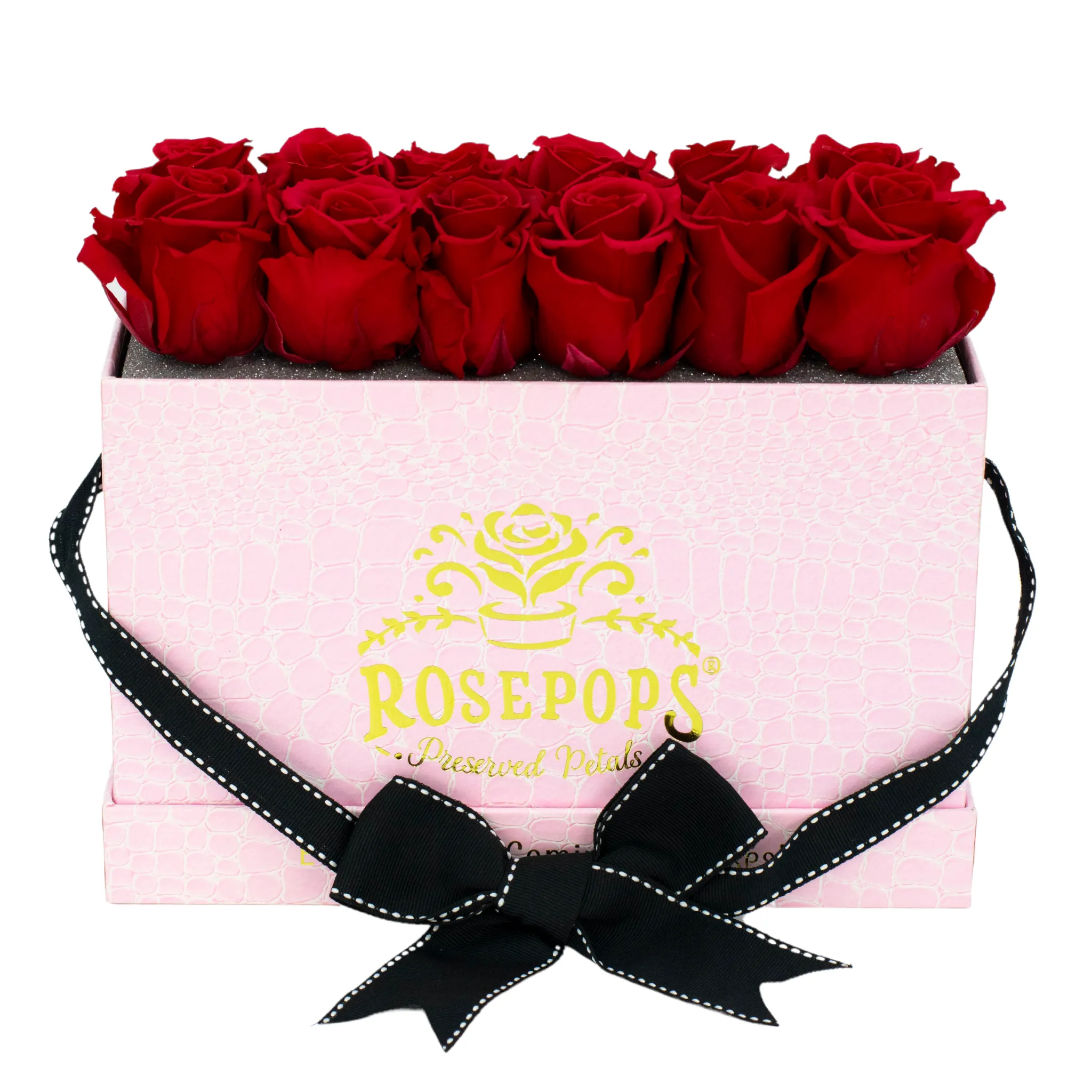 Pink Monogrammed Keeper by the Dozen - Cherry Roses