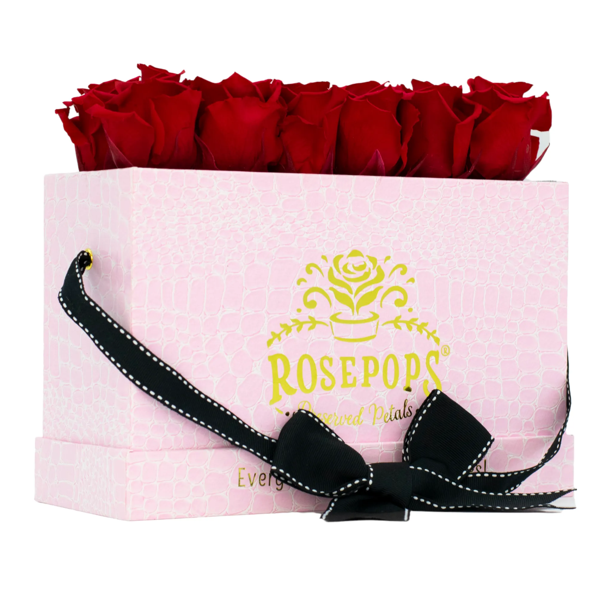 Pink Monogrammed Keeper by the Dozen - Cherry Roses