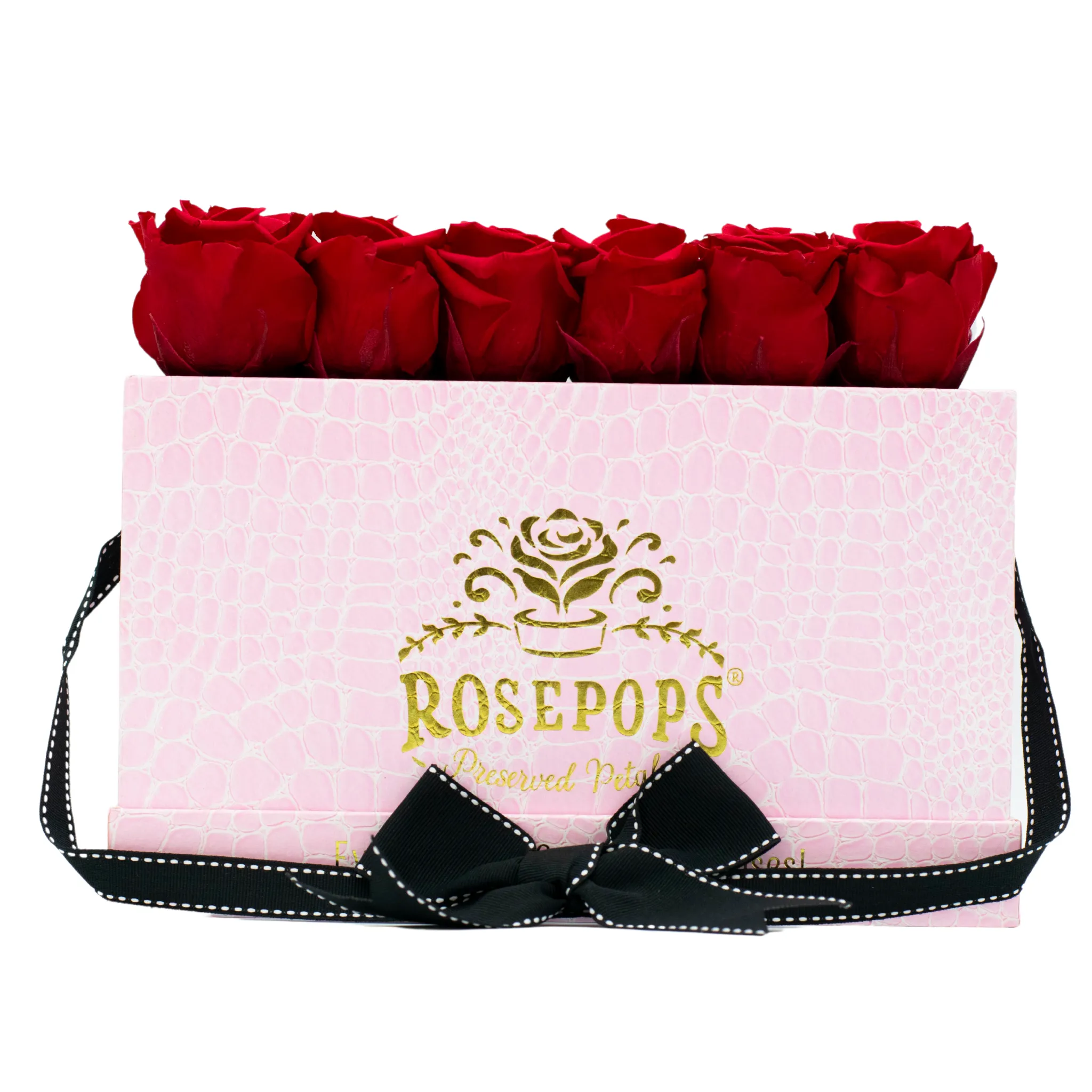Pink Monogrammed Keeper by the Dozen - Cherry Roses