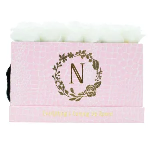 Pink Monogrammed Keeper by the Dozen - Marshmallow Fluff