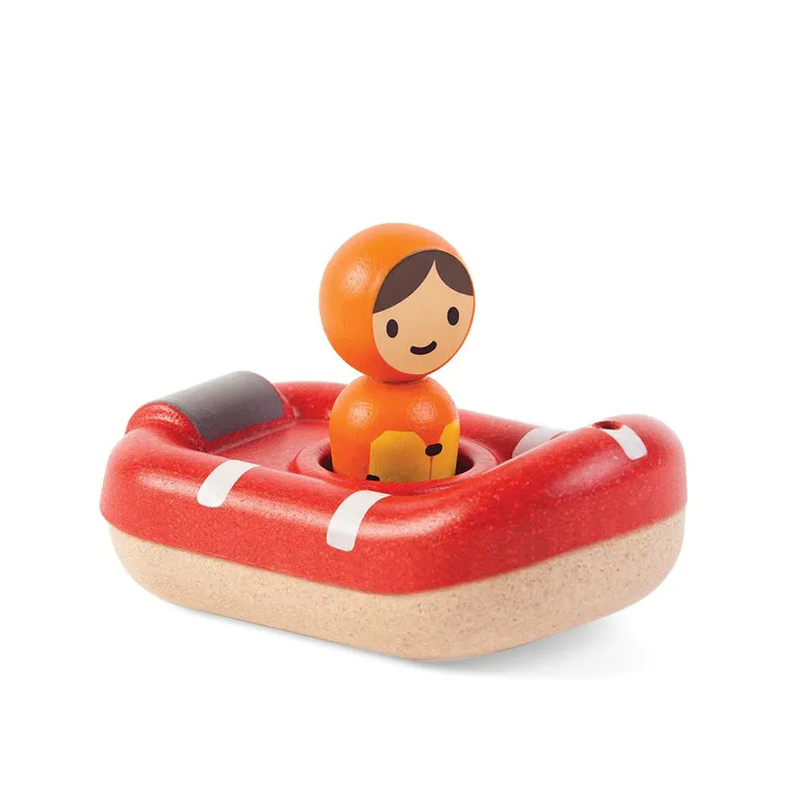 Plan Toys Coastguard Boat Bath Toy