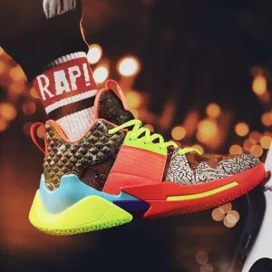 Plus Size 39-45 Summer Men High-top Sneakers Women Casual Running Basketball Shoes Students Breathable Shockproof Non-slip Shoes
