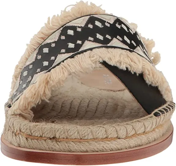 Pour La Victoire Women's Pikko Espadrille Sandal, Black, 9 M US