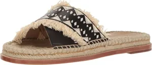 Pour La Victoire Women's Pikko Espadrille Sandal, Black, 9 M US