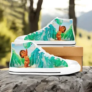 Princess Moana Waialiki Maui Shoes High Top Sneakers for Kids and Adults