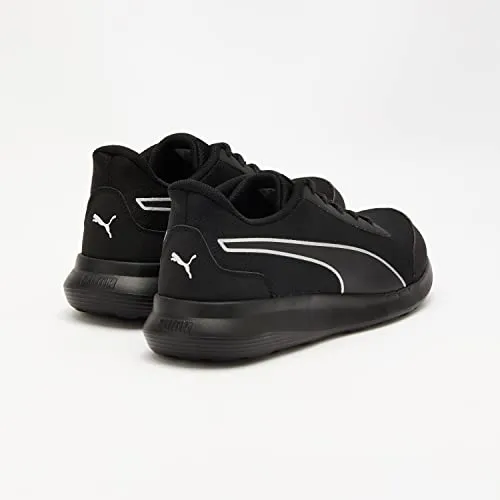 Puma Men's Dazzler Sneakers - 7 UK (Black, Silver, 39178201)