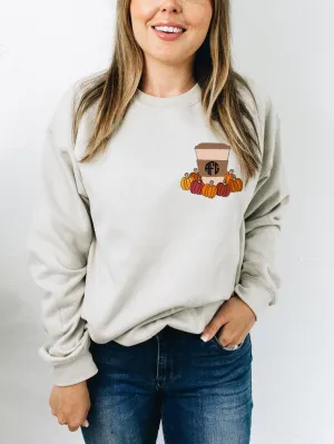 Pumpkin Spice Monogrammed Sweatshirt