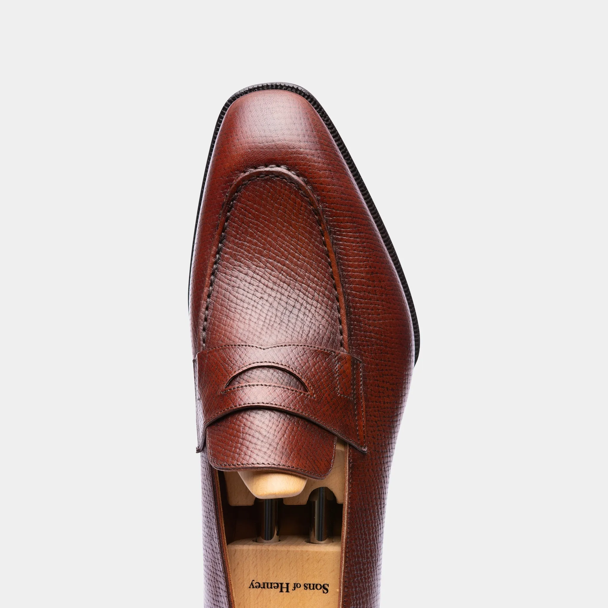 Raj Singhs Sienna Penny Loafer – Italian Leather Elegance for the Modern Gentleman