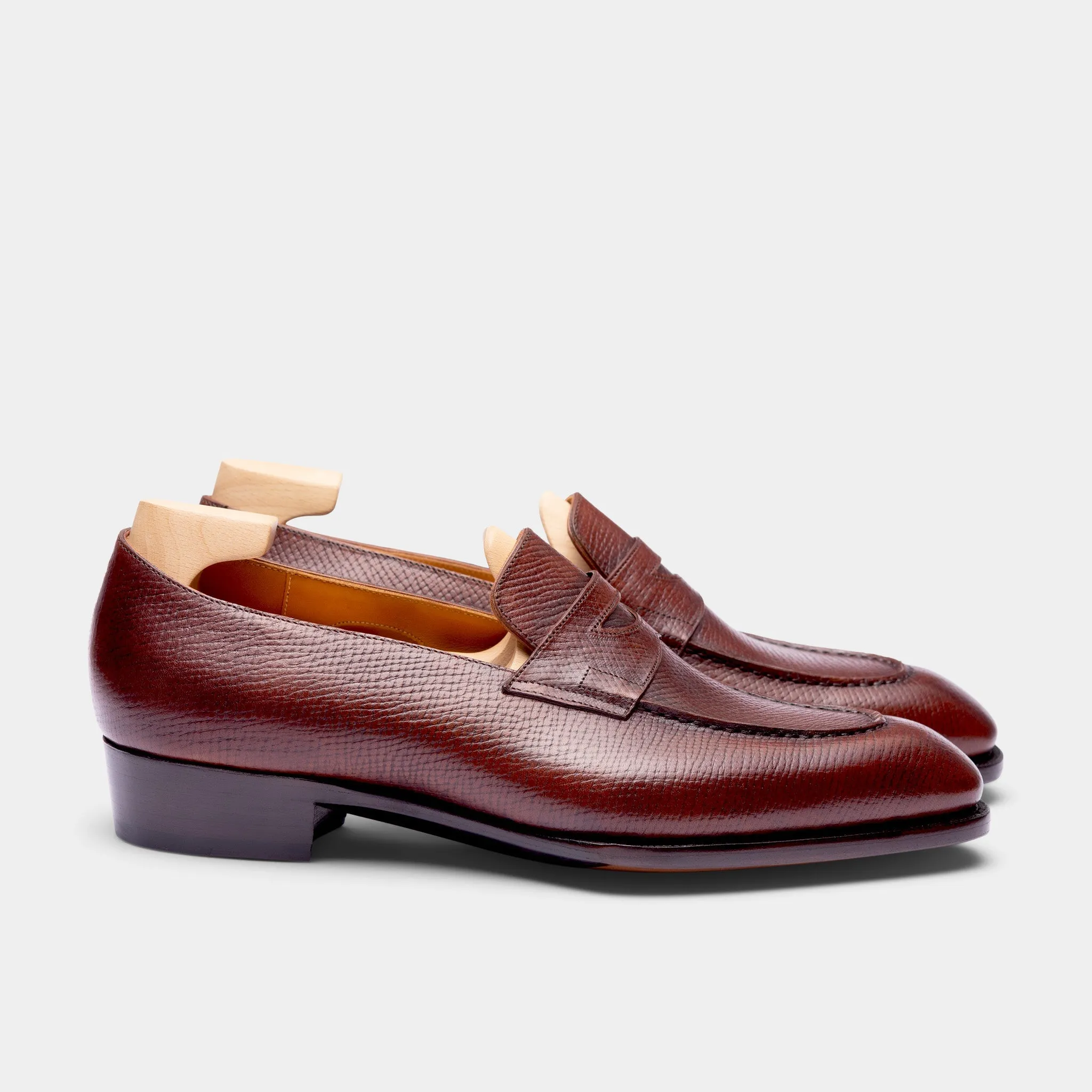 Raj Singhs Sienna Penny Loafer – Italian Leather Elegance for the Modern Gentleman