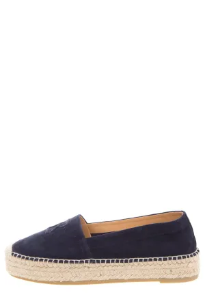 Ralph Lauren Purple Label Navy Suede Espadrille SZ 37