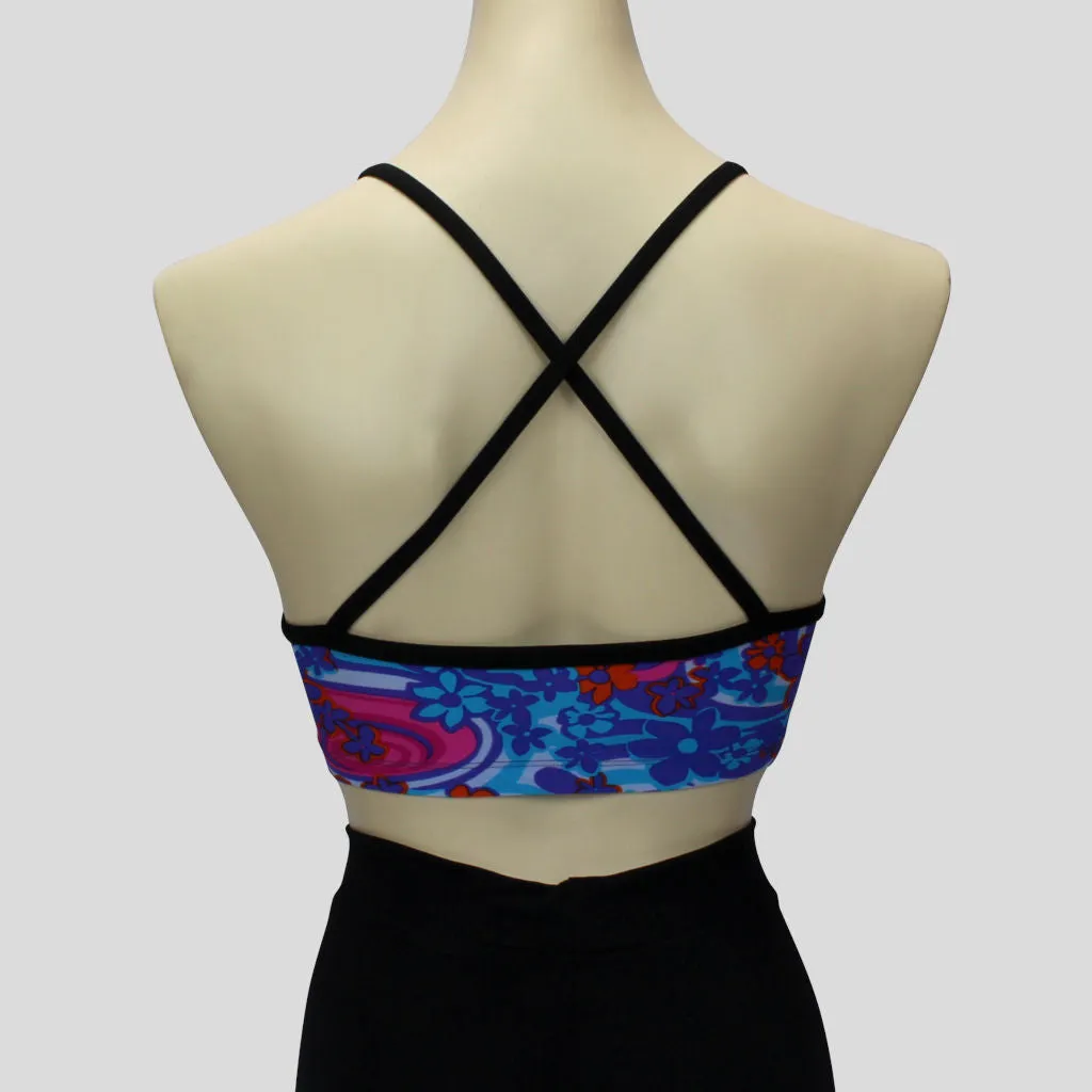 Retro Floral Crop Top
