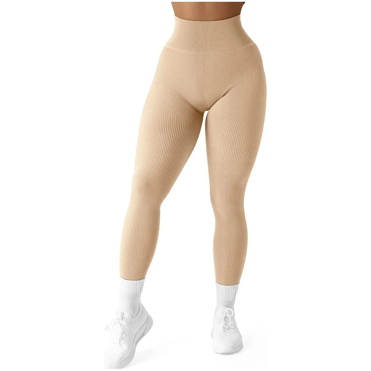 Ribbed Seamless Yoga Leggings