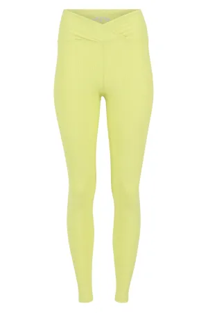 Ribbed Veronica Legging - Lime