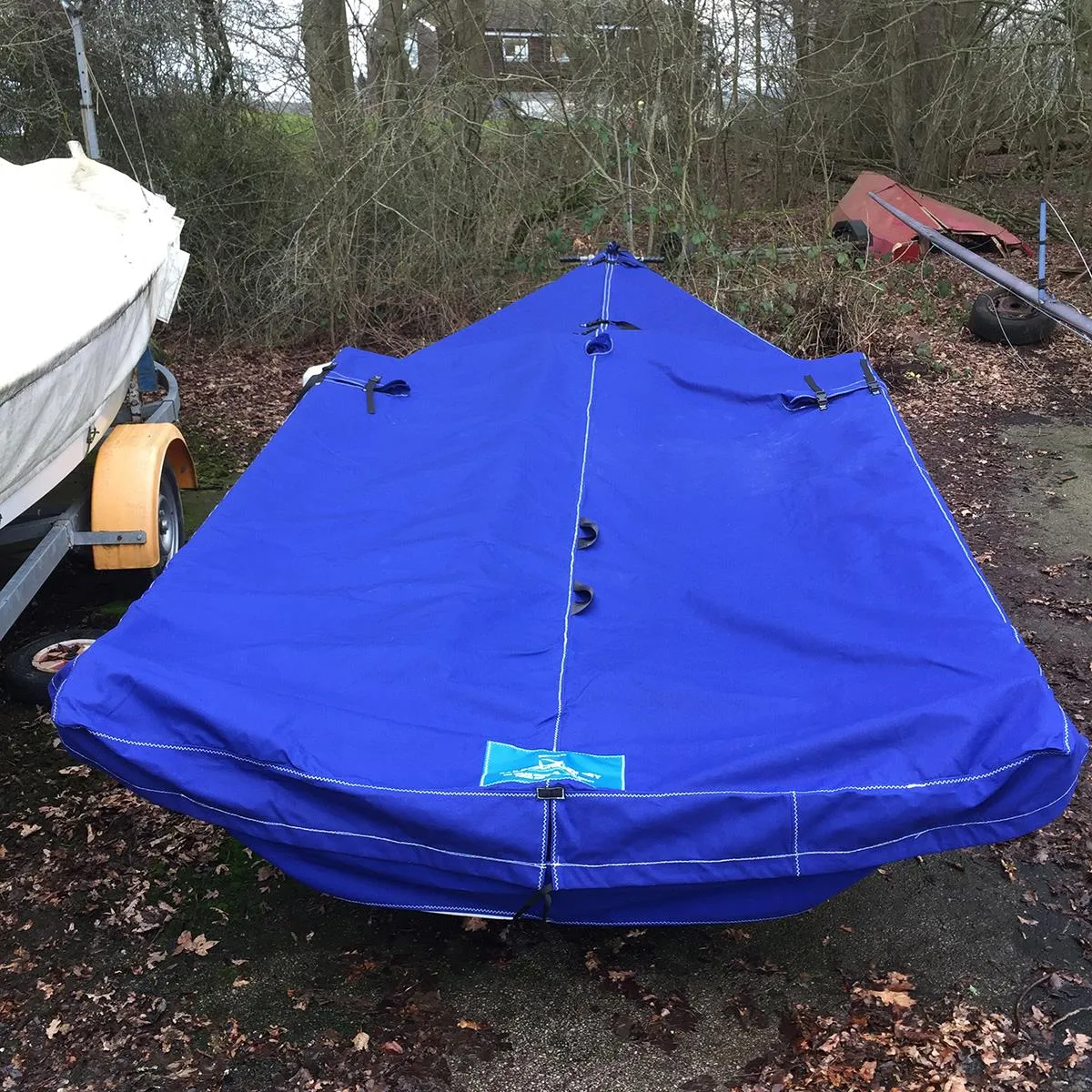 RS800 Boat Cover - Boom Up - Breathable Polycotton