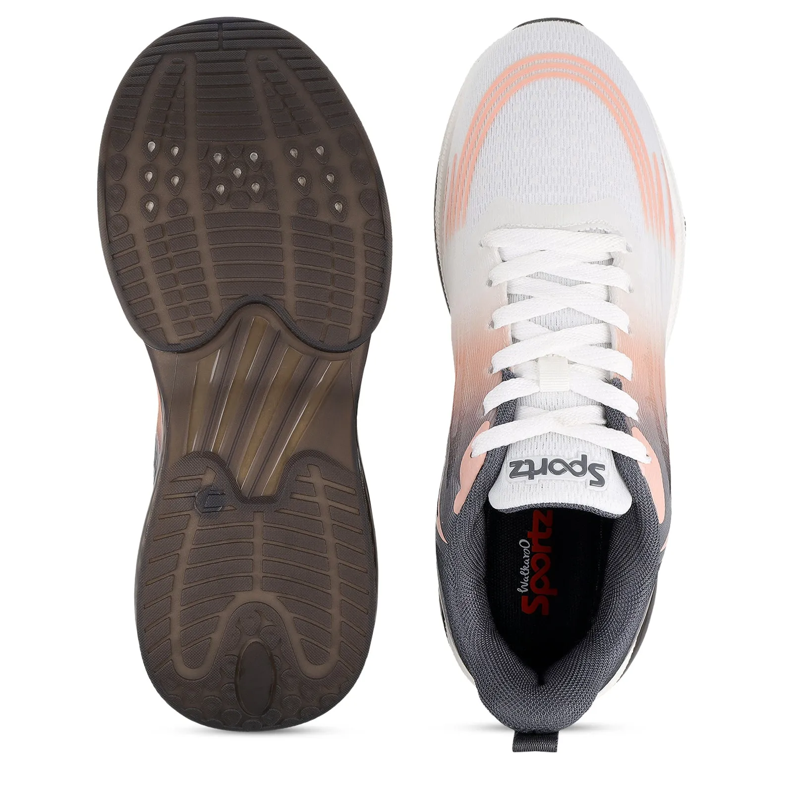 RULER Men's Lace-up Sports Shoe - WS9157 Black Orange