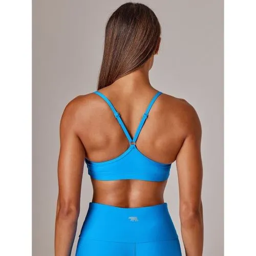 Running Bare Womens Gelato Sports Bra Blue Lagoon