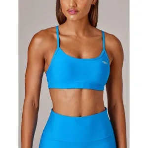 Running Bare Womens Gelato Sports Bra Blue Lagoon