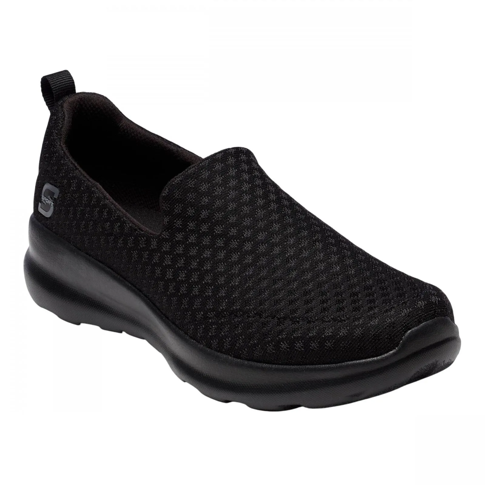 S Sport By Skechers Womens  Malvina Slip-On Performance Sneakers Black 8.5M