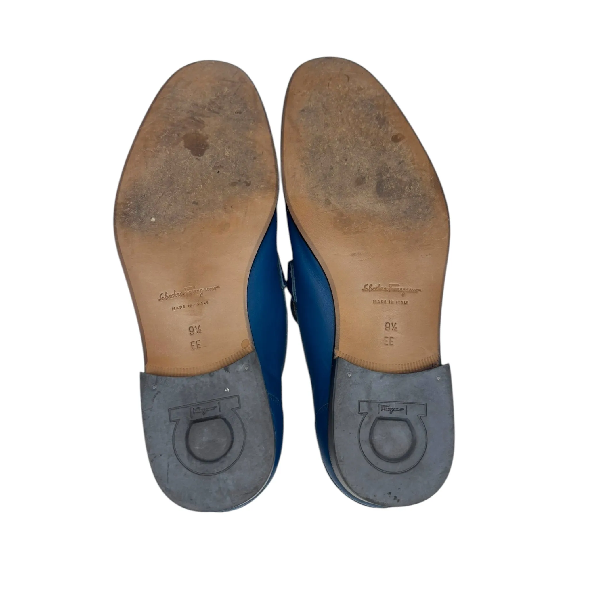 Salvatore Ferragamo Blue Loafers Men UK 9.5