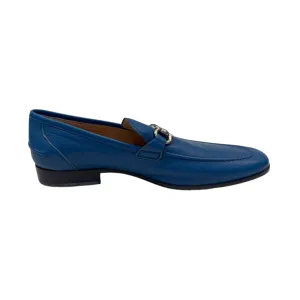 Salvatore Ferragamo Blue Loafers Men UK 9.5
